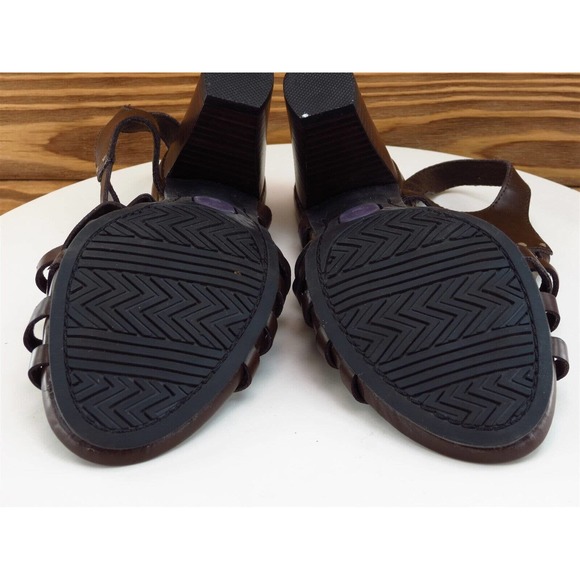 Me Too Size 7 Sandal Strappy Brown Synthetic Women M Ginger - Picture 10 of 10